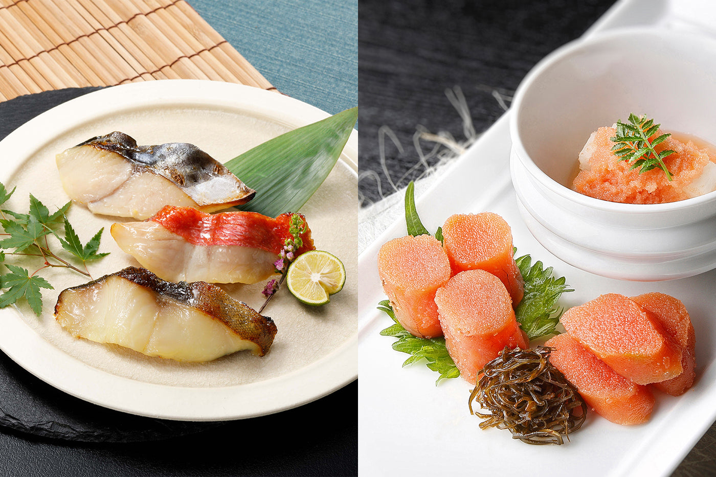 料亭の味　詰め合せ（西京漬・昆布めんたい）