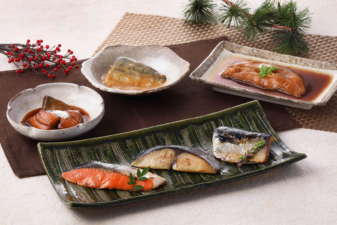 料亭の焼魚・煮魚詰め合せ(6袋) – なだ万